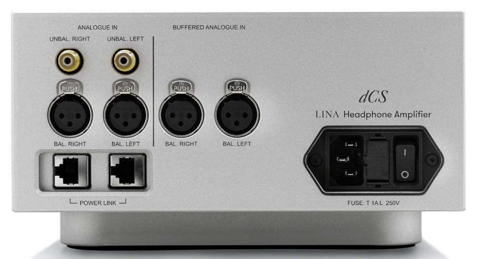 Lina Headphone Amplifier Rear
