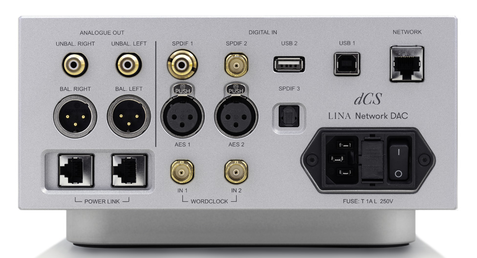 Lina Network DAC Rear